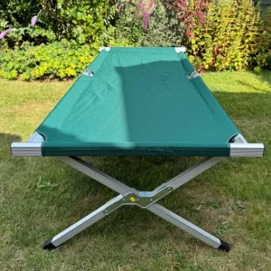 Aluminium Frame Folding Camping Bed with Carry Bag and Instructions - Image 2