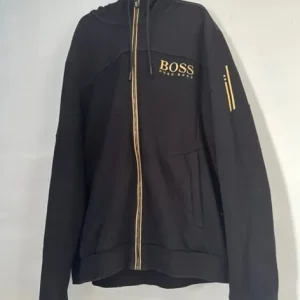 Black and gold Hugo Boss zip up