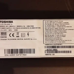 Toshiba 40-inch LCD TV 40BV700B - Image 5