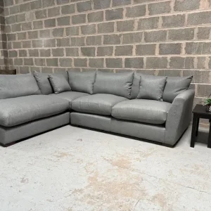 DFS Saphina Grey Corner Sofa – Open End LHF Chaise - Image 2