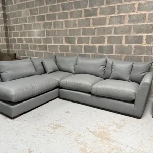 DFS Saphina Grey Corner Sofa – Open End LHF Chaise - Image 3