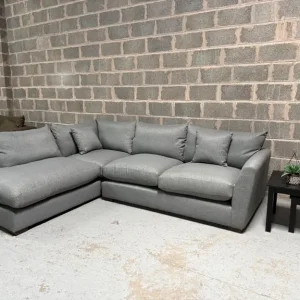 DFS Saphina Grey Corner Sofa – Open End LHF Chaise - Image 4