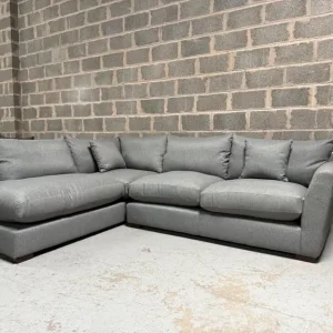 DFS Saphina Grey Corner Sofa – Open End LHF Chaise