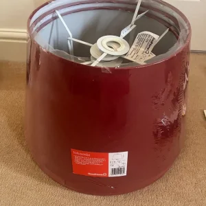 New red lampshades … 3 available