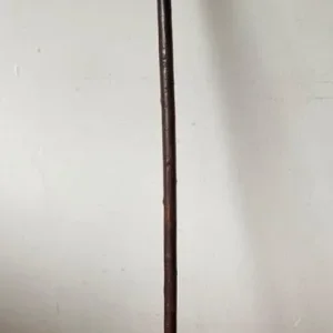 Antique Wooden Shepherd’s Crook Walking Stick - Image 2