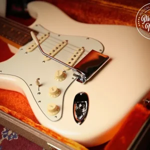 Fender 1961 Reissue Stratocaster Left Hand Olympic White - Image 6