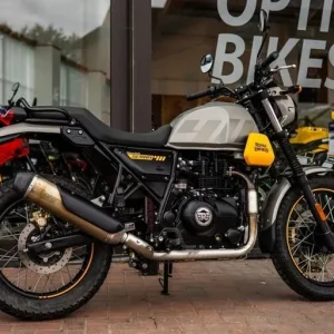 Royal Enfield Scram 411 Metallic Grey with Yellow Accents - Image 5