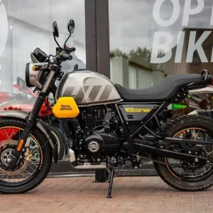 Royal Enfield Scram 411 Metallic Grey with Yellow Accents - Image 7