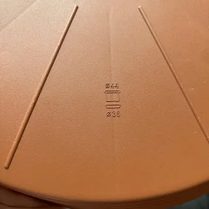 Pot with lid, terracotta effect - Image 4