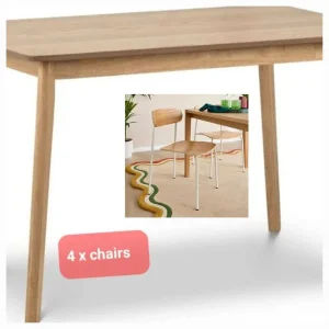 Dining table and 4 chairs