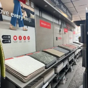 Carpet shop retail display stands - Image 3