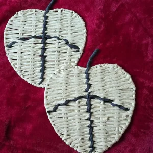 Woven Monstera Wall Art Set of Four - Image 5