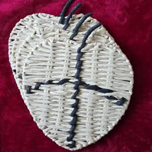 Woven Monstera Wall Art Set of Four - Image 6