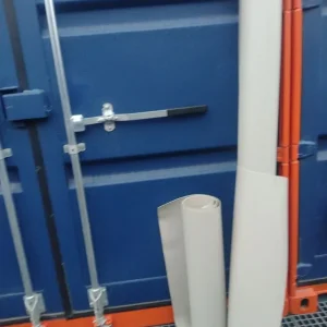 Lino vinyl flooring off cuts 2 pieces light grey - Image 5