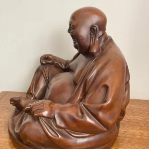 Laughing Buddha Ornament 14 Inches Wide - Image 3
