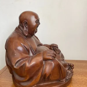 Laughing Buddha Ornament 14 Inches Wide - Image 5