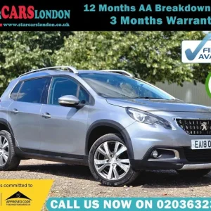 2018 Peugeot 2008 1.2 PureTech Allure EAT Euro 6 5-door hatchback