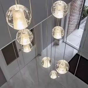 36 Crystal Ball Pendant Chandelier - Image 2