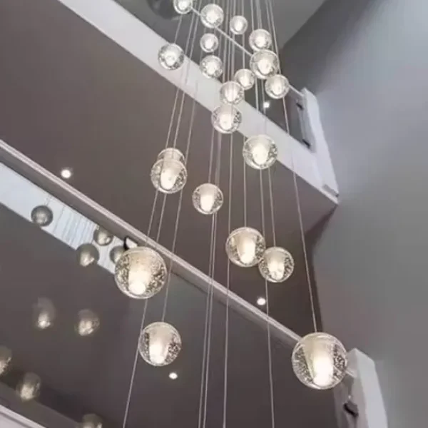 36 Crystal Ball Pendant Chandelier