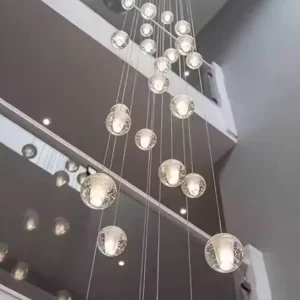 36 Crystal Ball Pendant Chandelier