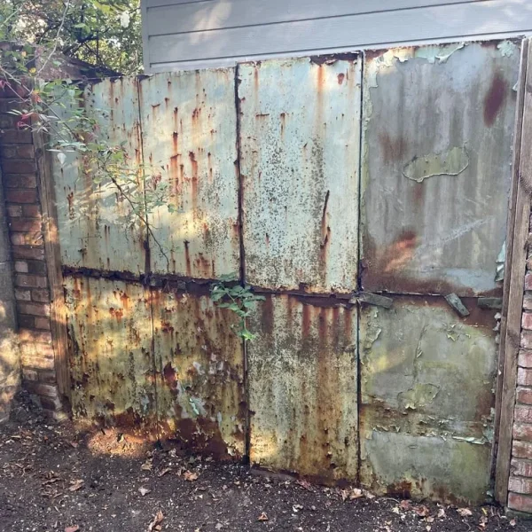 Rusty Garage Door