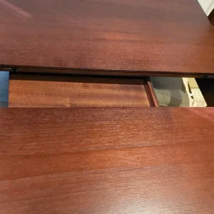 Extendable Mahogany Dining Table and Four Chairs - Image 3