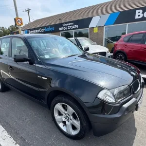 BMW X3 2.5 Black Manual Petrol 2006