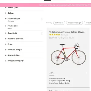 Raleigh Air Lite 6000 series racing bike, 55cm frame, 16-speed - Image 5