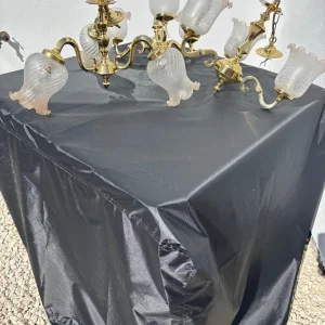 Antique ceiling lights, set of 3 - Image 3