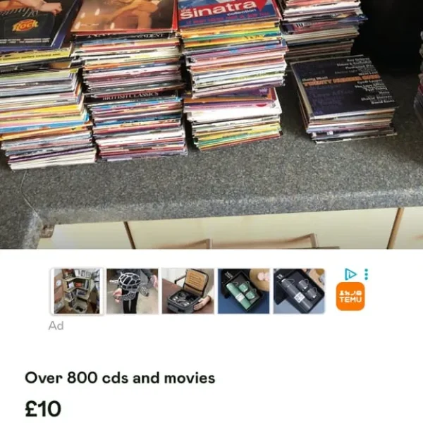 CDs and DVDs