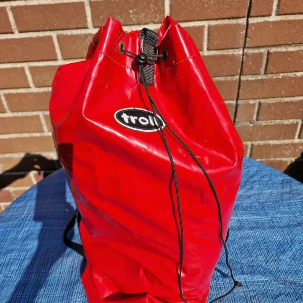 Climbing Rope with Troll Red Rope Bag