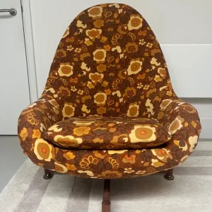 Vintage 1970s Floral Armchair - Image 2