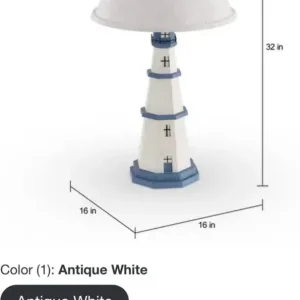Nautical lighthouse lamp and boat duvet set - Image 2