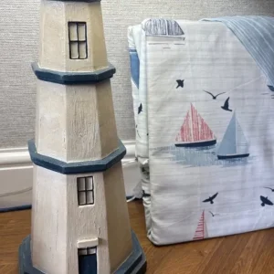Nautical lighthouse lamp and boat duvet set - Image 3