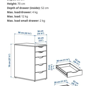 IKEA Alex Drawers with Casters - Image 6