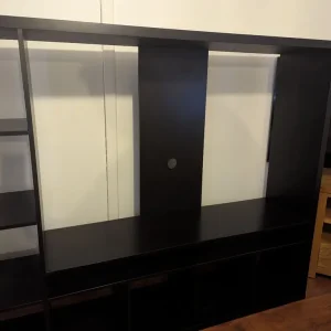 Black entertainment centre/TV cabinet - Image 3