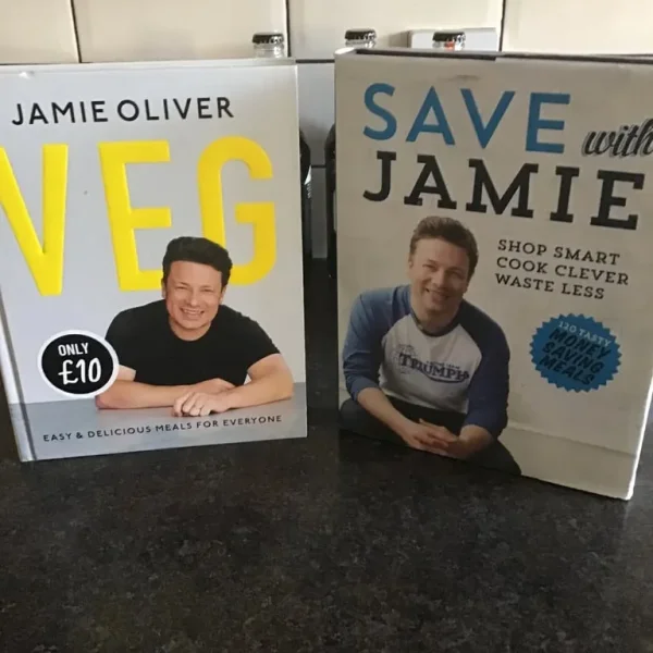 Jamie Oliver cookbooks x 2