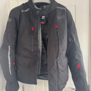 Oxford Textile Motorbike Jacket - Advanced Rider Series / XL / Black and Red