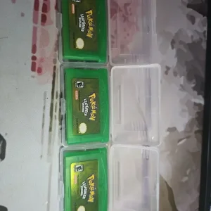 Pokemon Leaf Green Game Boy Advance Carts