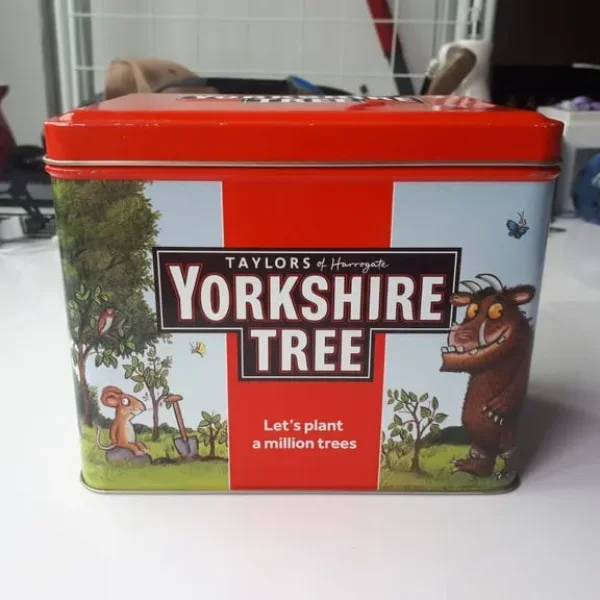 GRUFFALO YORKSHIRE TREE TEA TIN CADDY