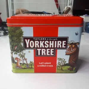 GRUFFALO YORKSHIRE TREE TEA TIN CADDY