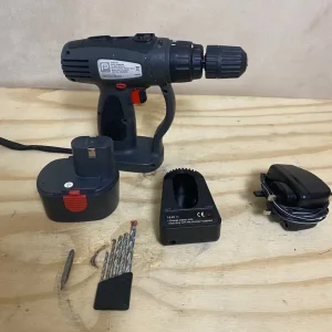14.4V Cordless Hammer Drill Set + Bits - Image 2