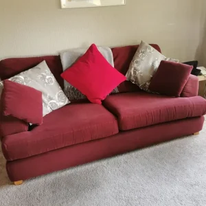 Sofa and poufee - Image 2