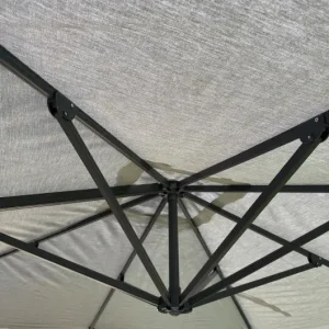 Cantilever Parasol, Blue Diamond Deluxe 3x3m - Image 5