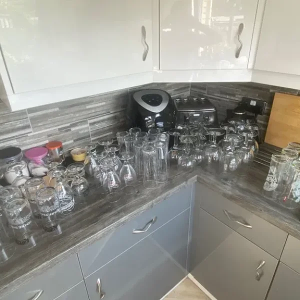 Selection of glassware