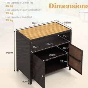 Wicker cabinet - Image 2
