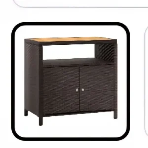 Wicker cabinet