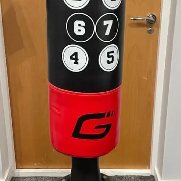 Freestanding Boxing Bag with Gloves and Pads