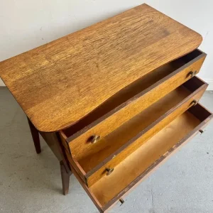 Vintage Chest of 3 Drawers with Brass Handles - Image 4
