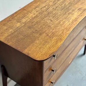 Vintage Chest of 3 Drawers with Brass Handles - Image 8